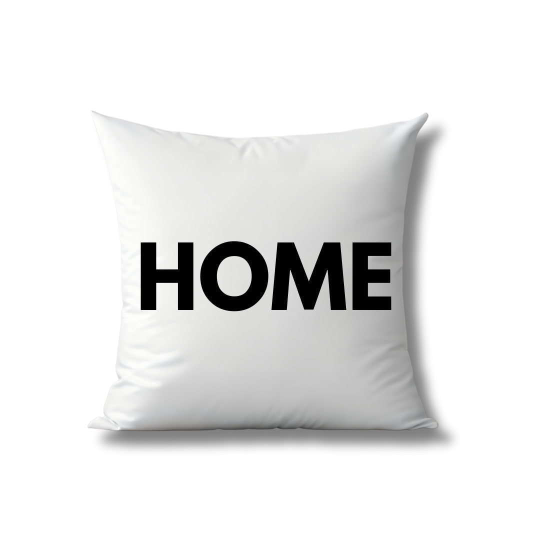 "Home" pillow