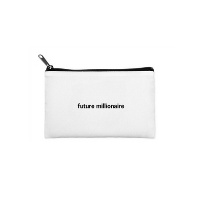 "future millionaire" pouch