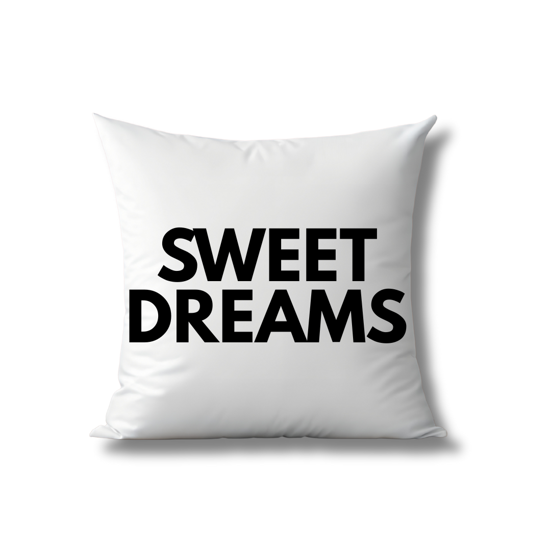 "Sweet dreams" pillow